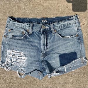BDG Distressed Jean Shorts - 24W
